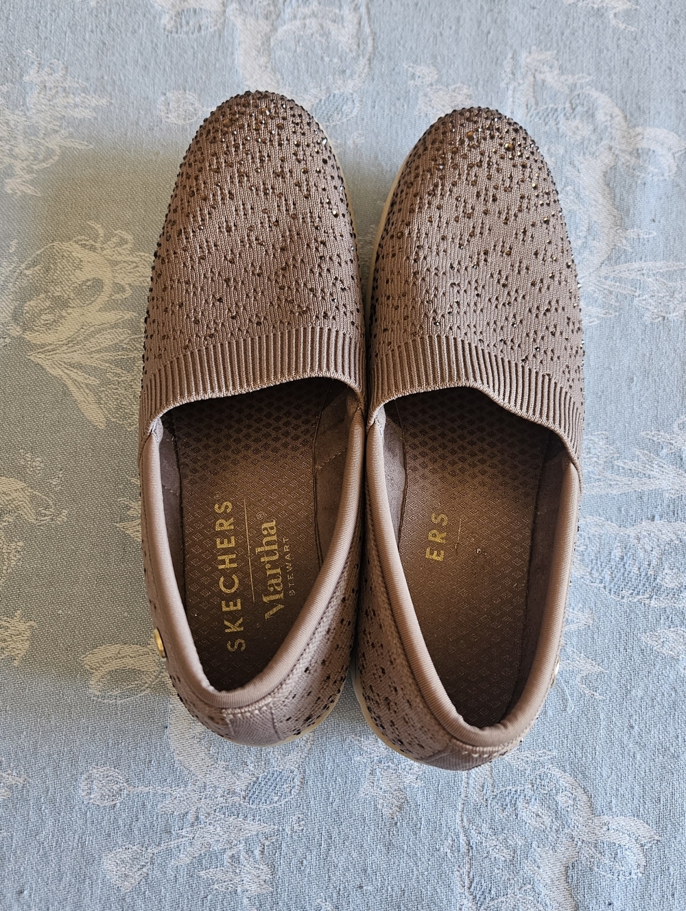 Skechers Martha Stewart Bedford  Gem Women's Slip-On Heeled sneakers Size 8 - Picture 5 of 10
